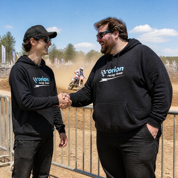 Mikina s kapucňou Orion RACING veľ. 3XL