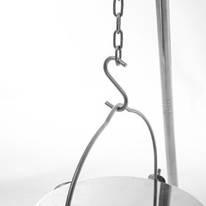 Kotlík nerezový s trojnožkou