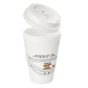 Termohrnček NEKONEČNÁ LÁSKA mačka 0,35 l
