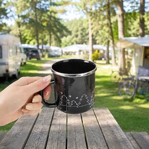 Hrnček METALIC Lem Camp 0,41 l