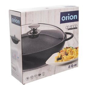 Panvica GRANDE Wok s pokrievkou pr. 32 cm