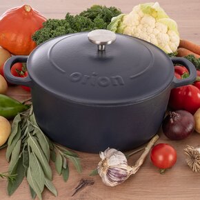 Hrniec s pokrievkou LIATINA SMALT 5,2 l