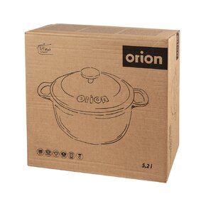 Hrniec s pokrievkou LIATINA SMALT 5,2 l