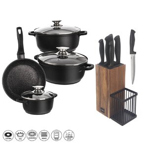 Sada riadu GRANDE 7 dielov+darček stojan na nože +5 ks nožov