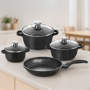 Sada riadu GRANDE 7 dielov+darček stojan na nože +5 ks nožov