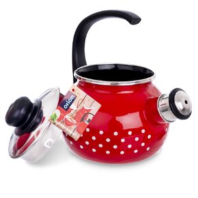 Čajník s píšťalou BODKA 1,75 l