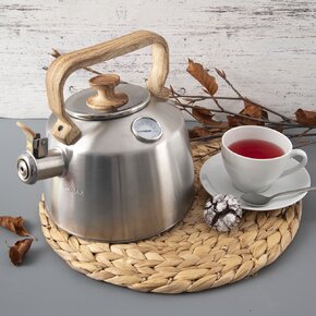 Čajník s píšťalou a teplomerom 3,2 l