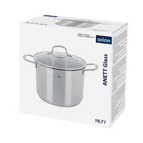 Hrniec ANETT Glass s pokrievkou 10,7 l