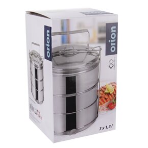 Obedár 3x1,3 l s viečkami