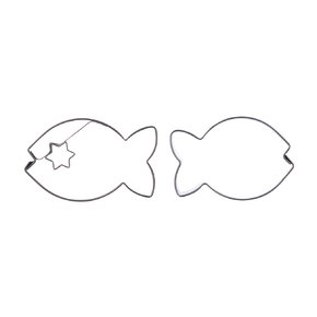 Vykrajovačka ryba sada 2 ks