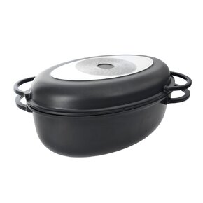 Pekáč Aroma s poklopom obojstranný 43x30 cm