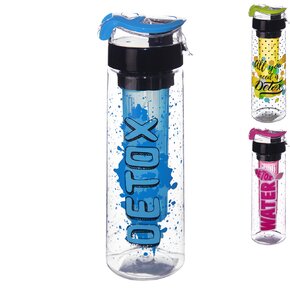 Nápojová fľaša s uzáverom a filtrom DETOX 0,75 l
