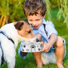 Miska pre psov MILÁČIKOVIA pr. 15 cm