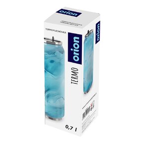 Termoska plechovka 0,7 l mramor