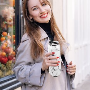 Termoska plechovka mramor 0,7 l