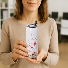 Termoska plechovka kvety 0,5 l