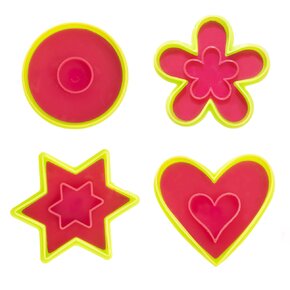 Vykrajovačka na marcipán 4 tvary