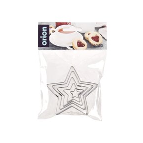 Vykrajovačka hviezda sada 5 ks