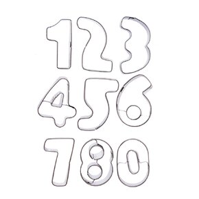 Vykrajovačka čísla 9 ks