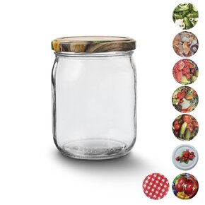 Zavárací pohár s viečkom 0,5 l