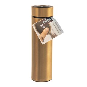 Termoska s teplomerom 0,45 l zlatá
