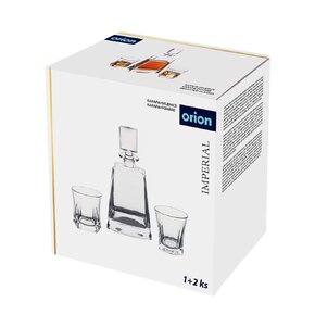 Karafa na whisky Imperial robust 0,78 l 2 pohár, sada