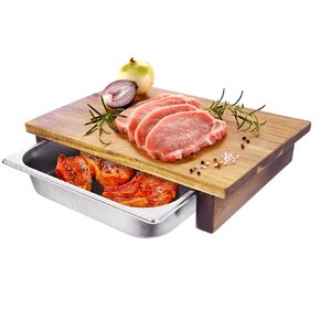 Krájacia doska so zásobníkom 42x29 cm