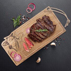 Doska na krájanie MANGO krava 45x22 cm