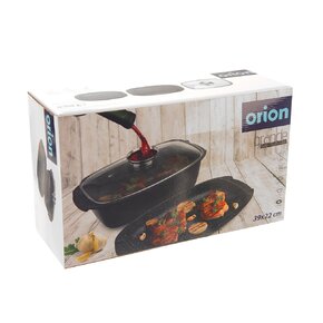 Pekáč GRANDE Aroma s poklopom obojstranný 39x22 cm