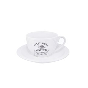 Hrnček s podšálkou SWEET HOME 0,25 l