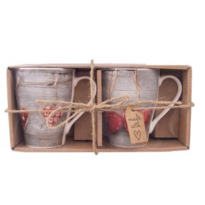 Hrnček Love SRDCE 0,38 l 2 ks