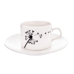 Hrnček s podšálkou Freedom 0,18 l 2 ks