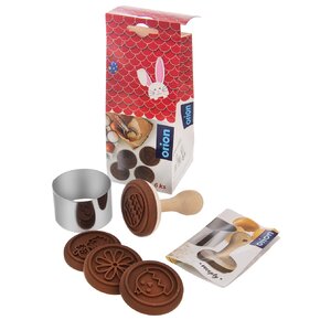 Pečiatka na pečenie Veľká súprava 4 dekory