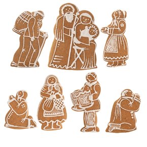 Vykrajovačka Betlehem sada 7 ks s jasličkami