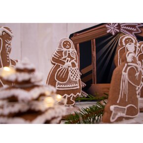 Vykrajovačka Betlehem sada 7 ks s jasličkami