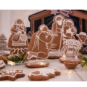 Vykrajovačka Betlehem sada 7 ks s jasličkami