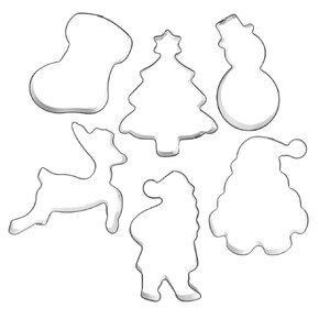 Vykrajovačka DOMKY Vianoce 6 ks