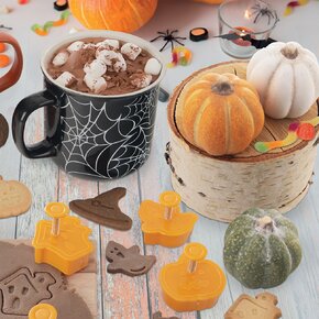 Vykrajovačka s piestom Halloween 4 ks