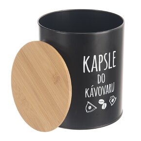 Dóza pr. 16 cm Kapsule BLACK