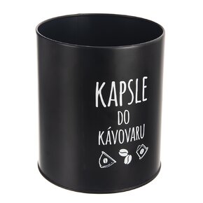 Dóza pr. 16 cm Kapsule BLACK