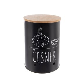 Dóza pr. 11 cm Cesnak BLACK