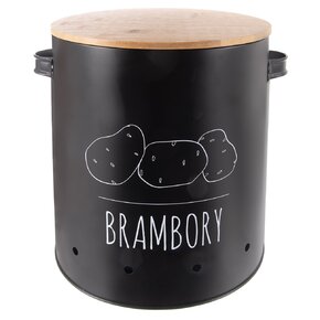 Dóza pr. 22,5 cm Zemiaky BLACK