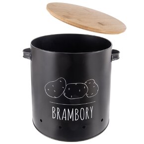 Dóza pr. 22,5 cm Zemiaky BLACK