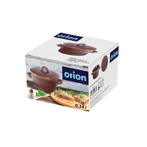 Hrniec na sadlo s vekom 0,34 l