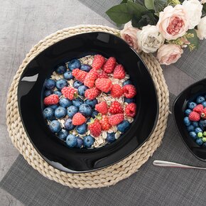 Misa LUNA black 24,5x24,5 cm