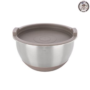 Miska s viečkom BEIGE pr. 15,7 cm