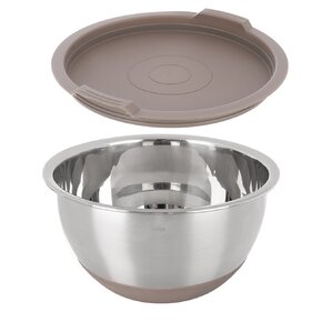 Miska s viečkom BEIGE pr. 15,7 cm