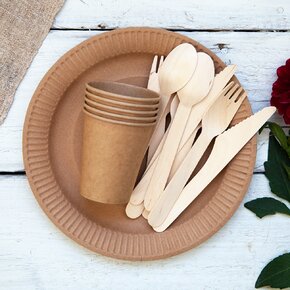 Plytký tanier NATURE pr. 22,5 cm 10 ks