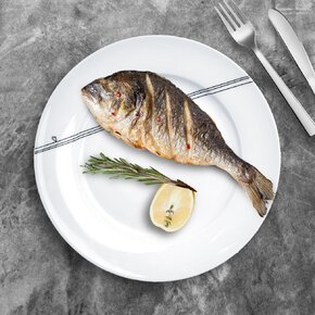 Plytký tanier SRDIEČKA pr. 27 cm