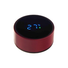 Termoska s teplomerom 0,45 l červená